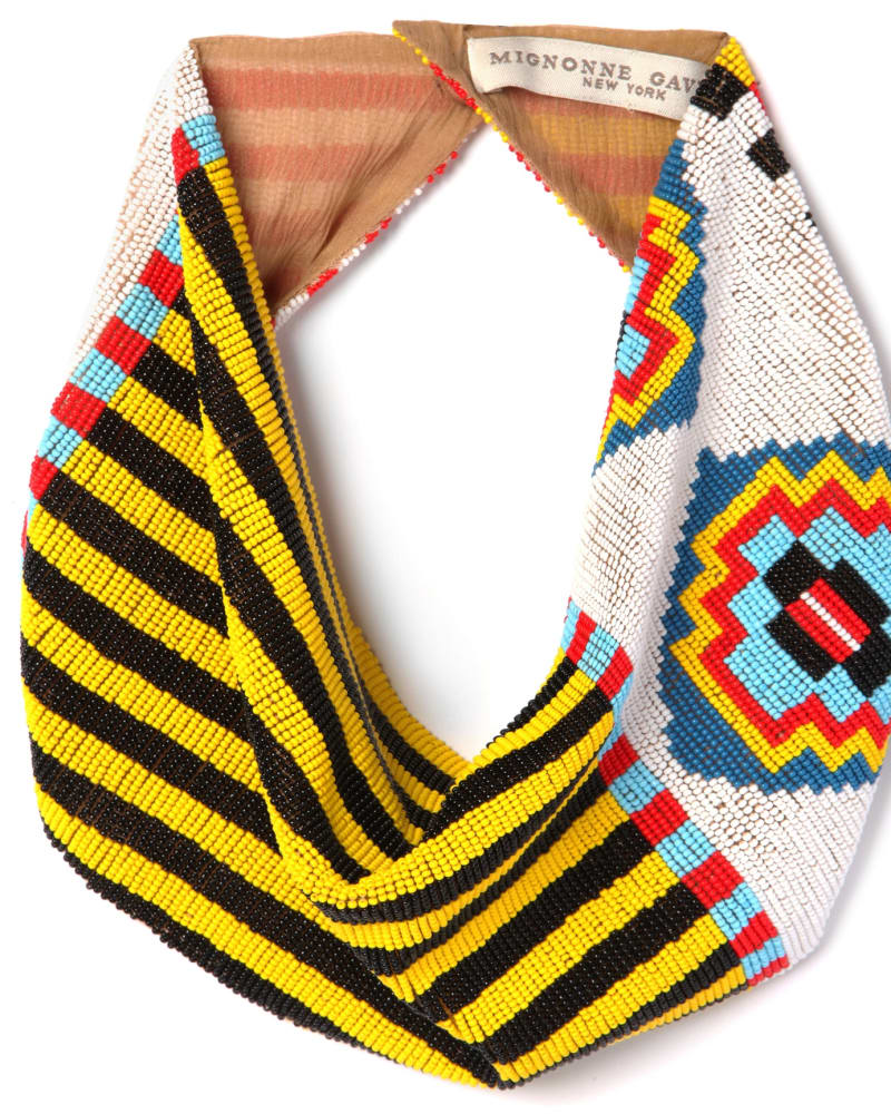 Front of a size one-size-fits-all Aztec Le Charlot Original in Original by Mignonne Gavigan. | dia_product_style_image_id:312155
